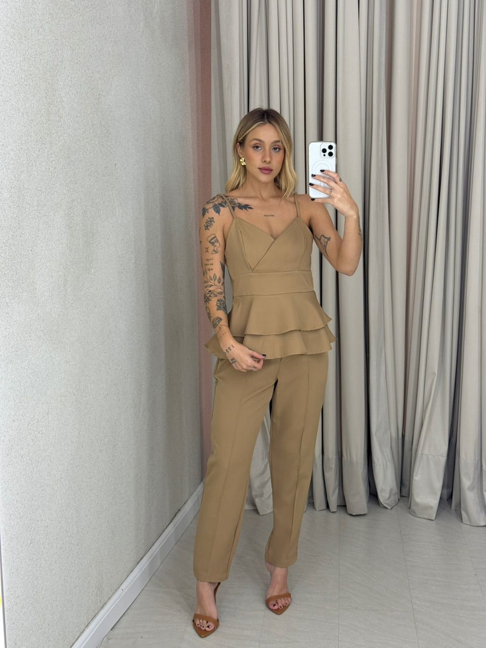 CONJUNTO KARINA BLUSA NUDE