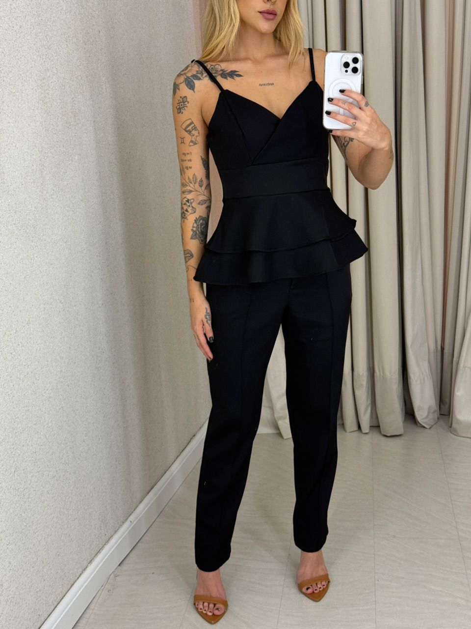 CONJUNTO KARINA BLUSA PRETO