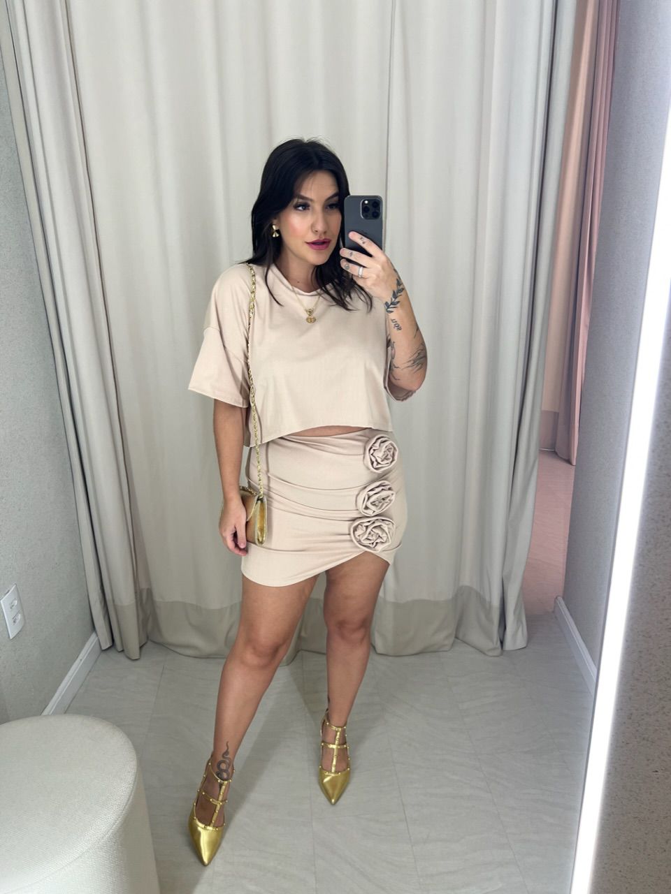 CONJUNTO BÁRBARA FLOR MARFIM