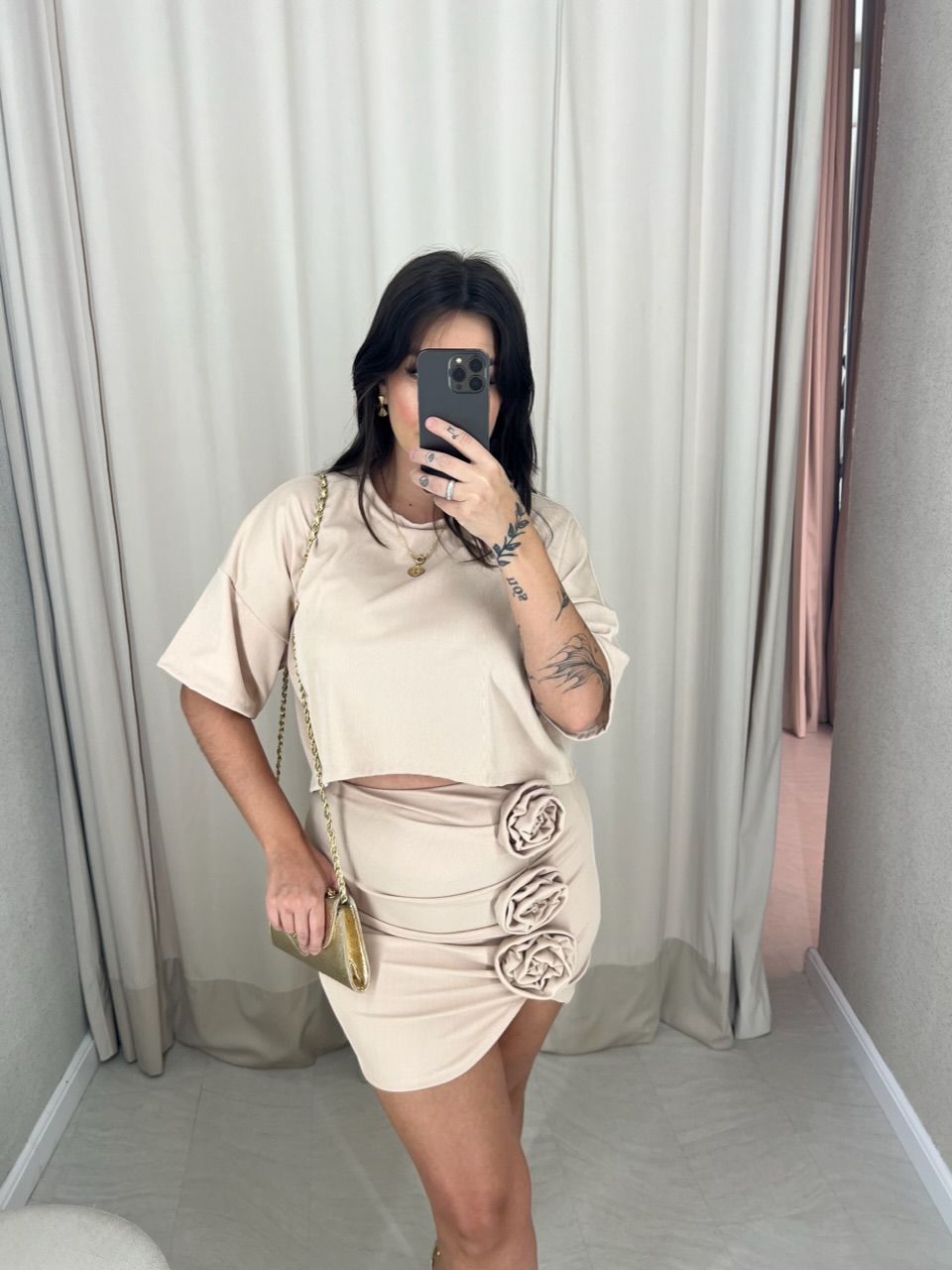 CONJUNTO BÁRBARA FLOR MARFIM