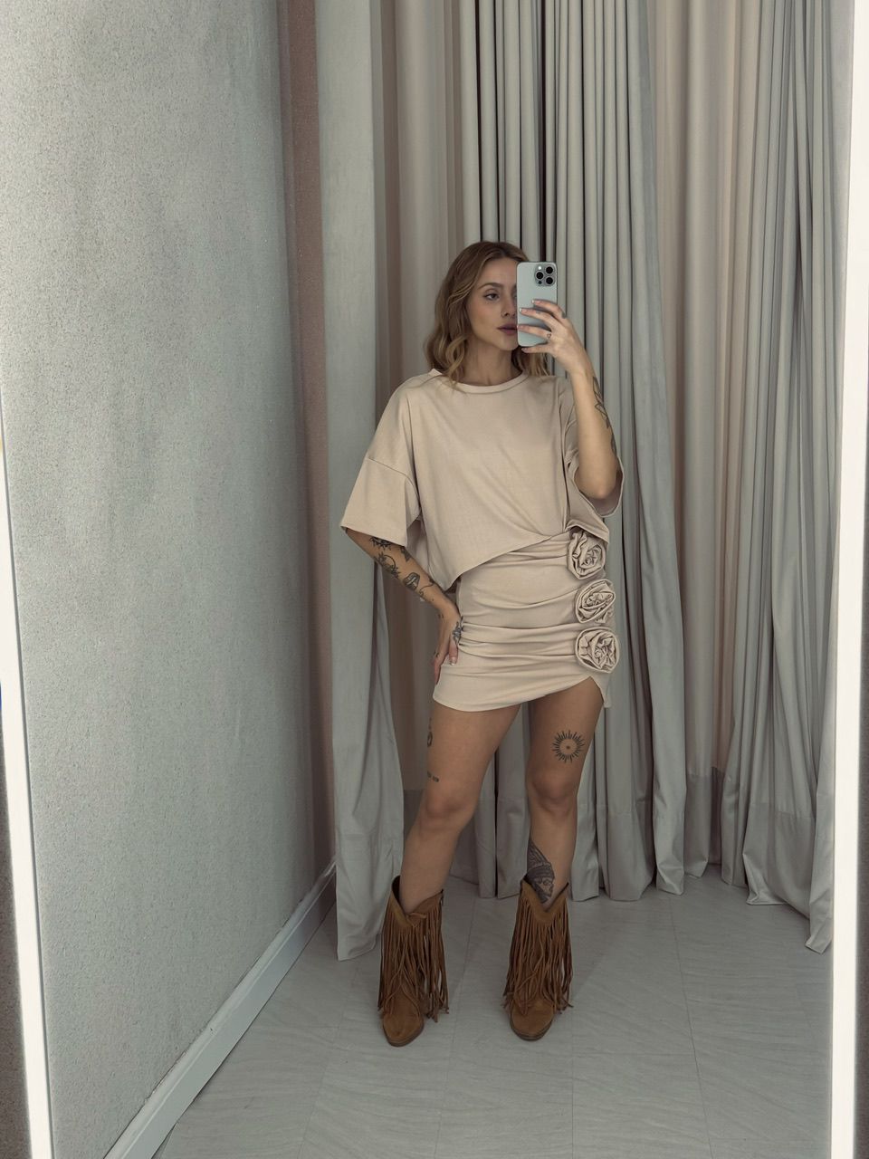 CONJUNTO BÁRBARA FLOR MARFIM