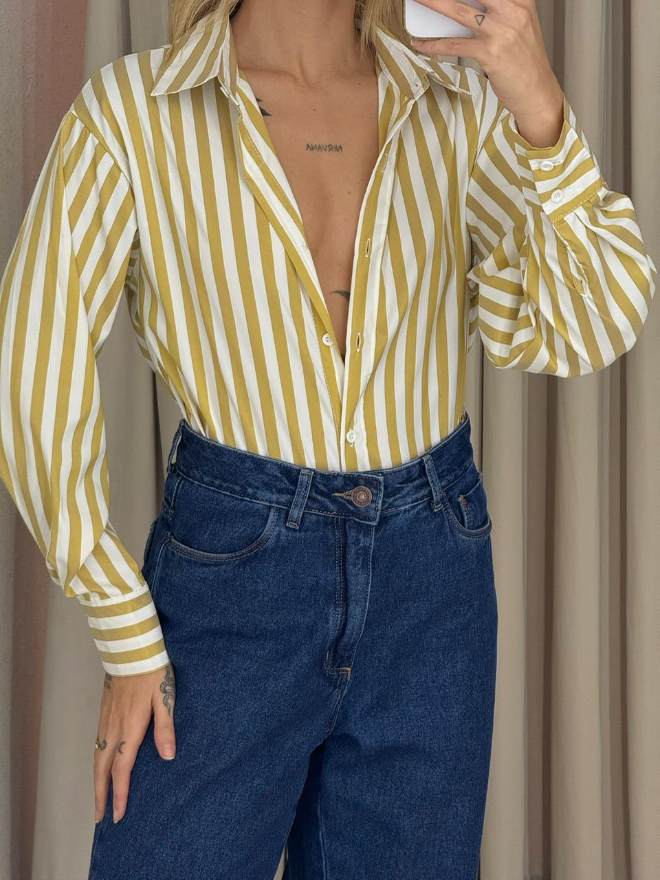 CAMISA NANCY LISTRAS Nude