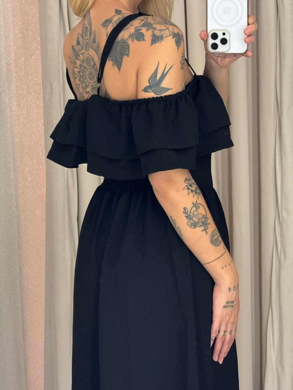 VESTIDO GIORGIA ALÇA PRETO