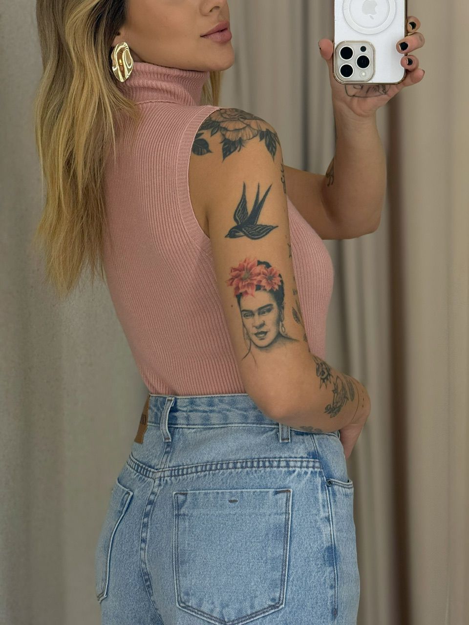 BLUSA ANA TEREZA GOLA ROSÊ