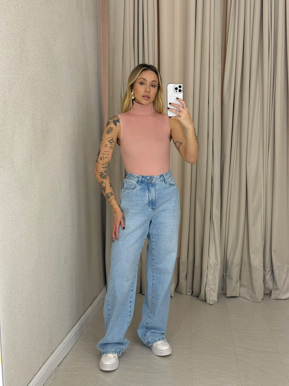 BLUSA ANA TEREZA GOLA ROSÊ