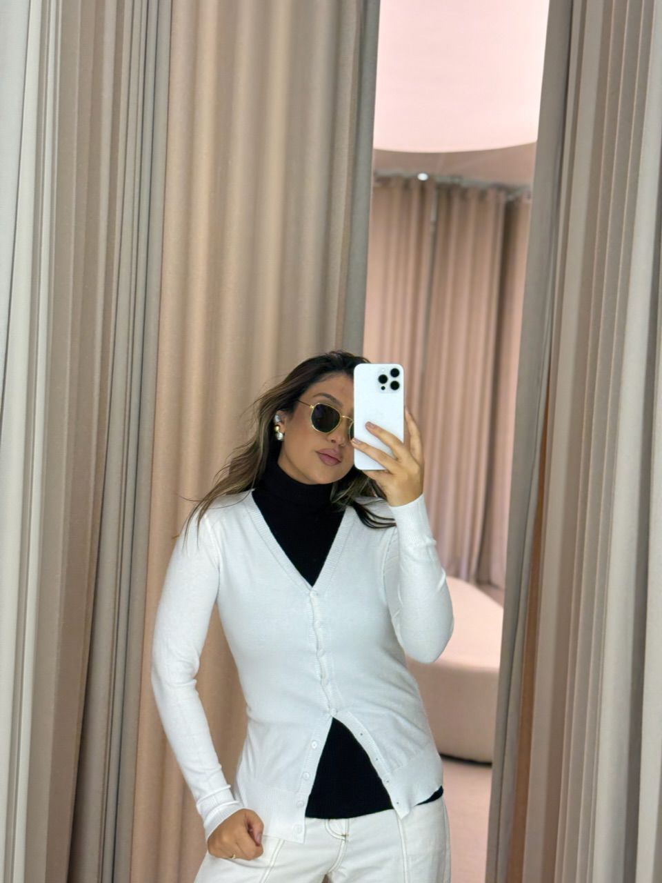 CARDIGAN TABATA BOTÕES OFF