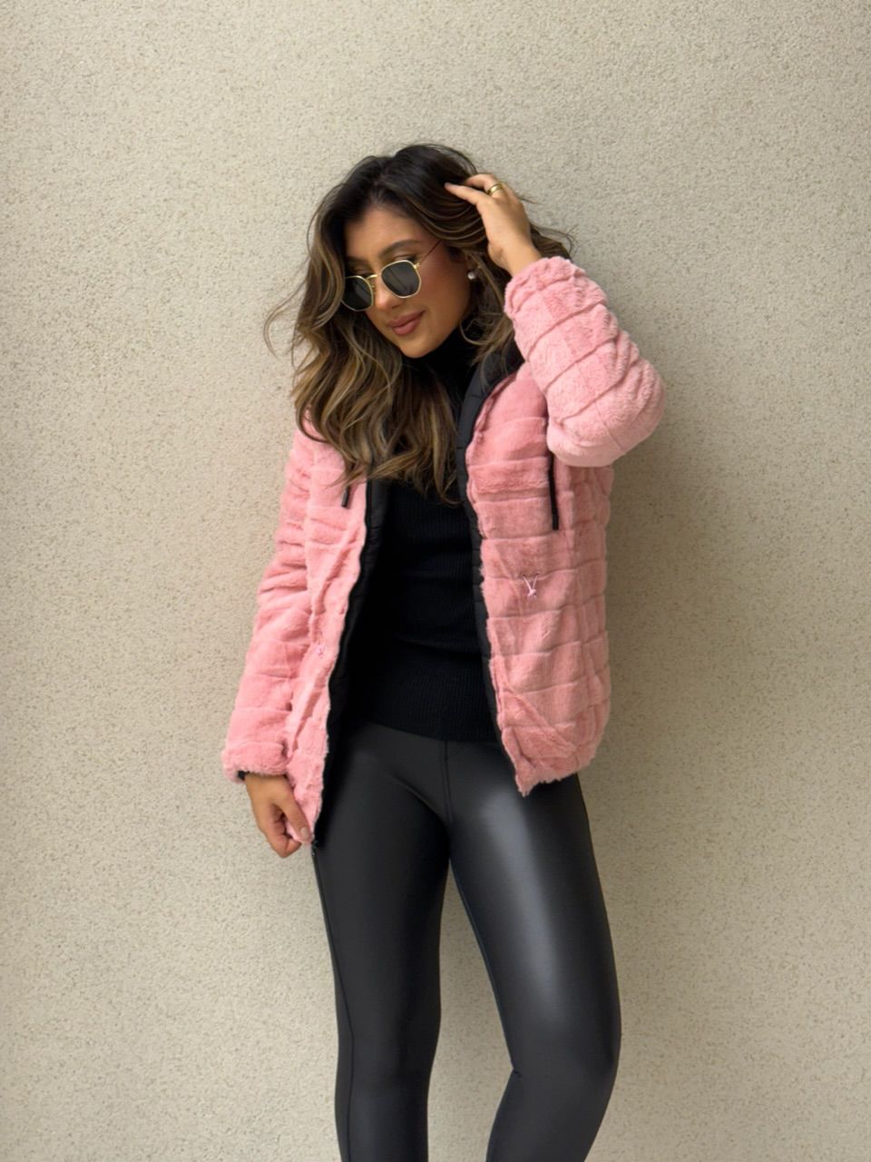  PUFFER FERNANDA ALONGADA PRETA