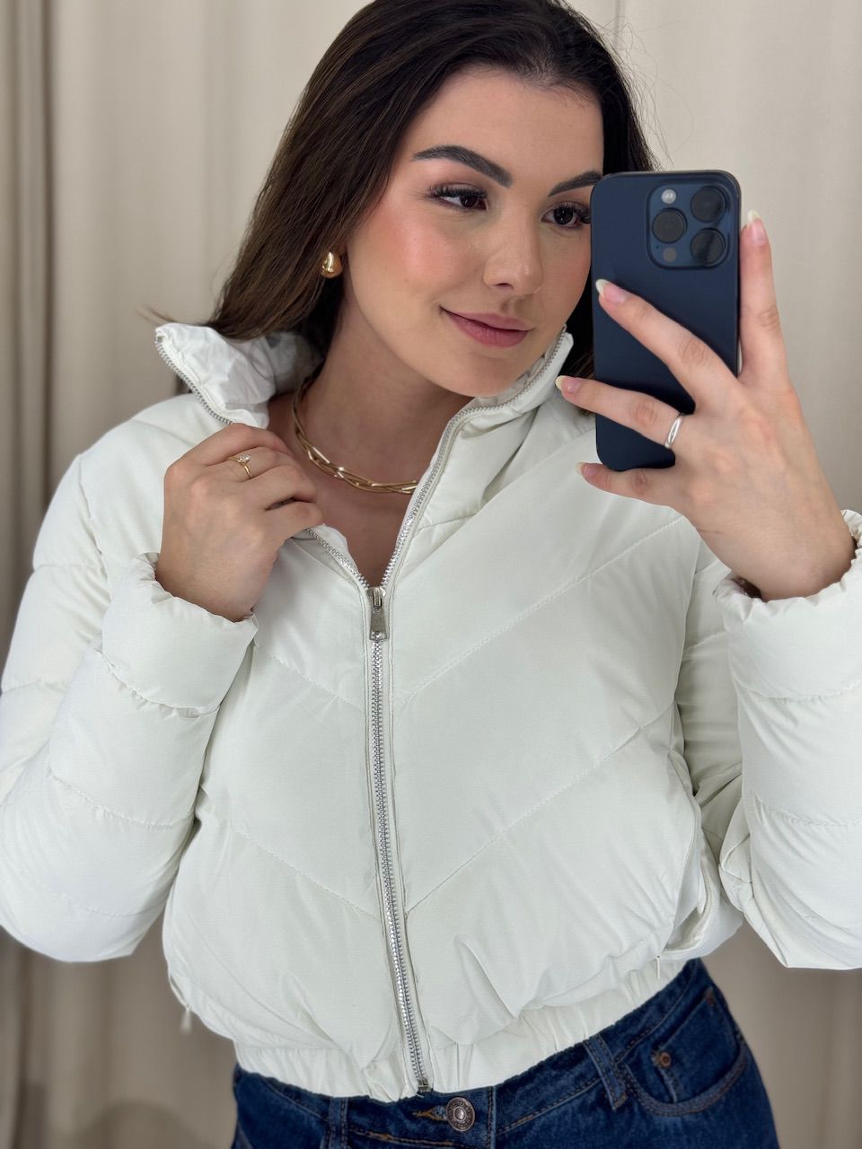 PUFFER LARISSA ZÍPER OFF - 0066210048 - CAROLLA FERRARO