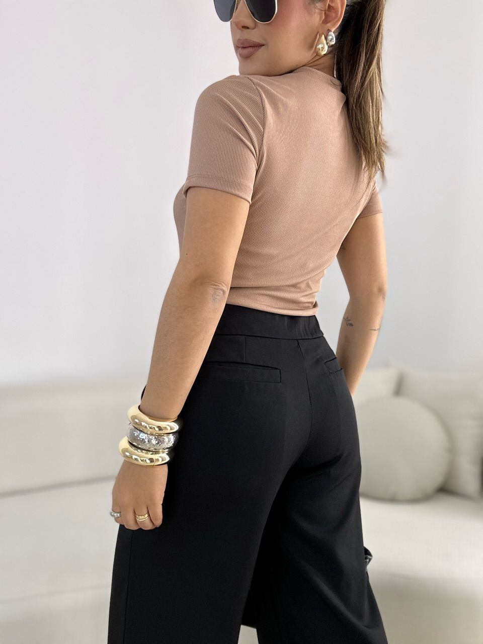 BLUSA KIARA GOLA NUDE