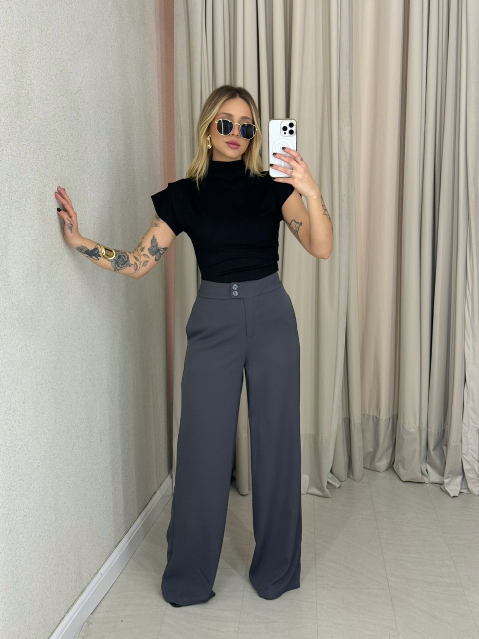 CALÇA BIA PANTALONA CHUMBO