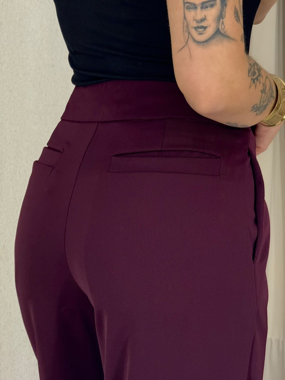 CALÇA BIA PANTALONA VINHO