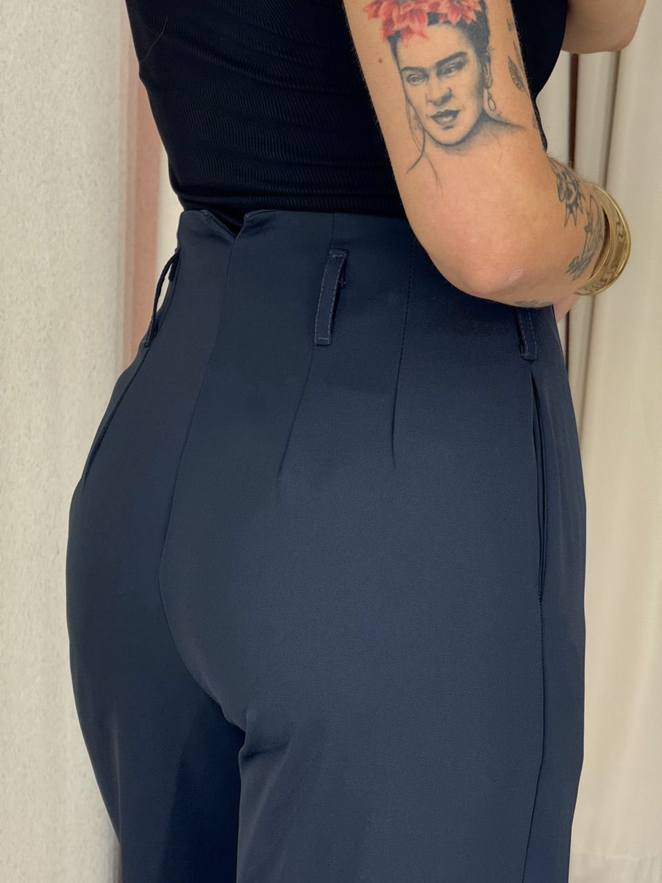 CALÇA MARI RETA CHUMBO