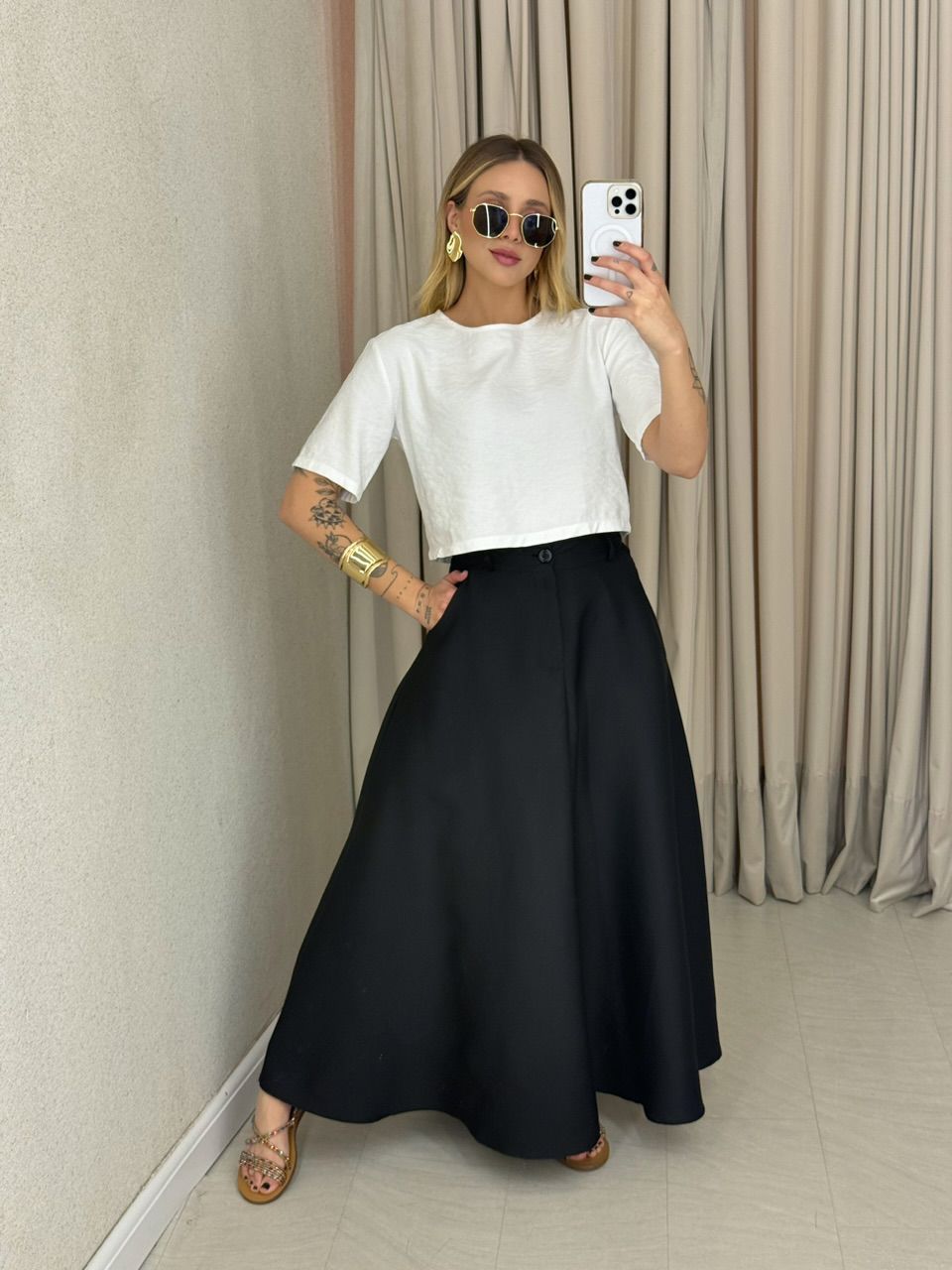 SAIA JADE LONGUETE Preta
