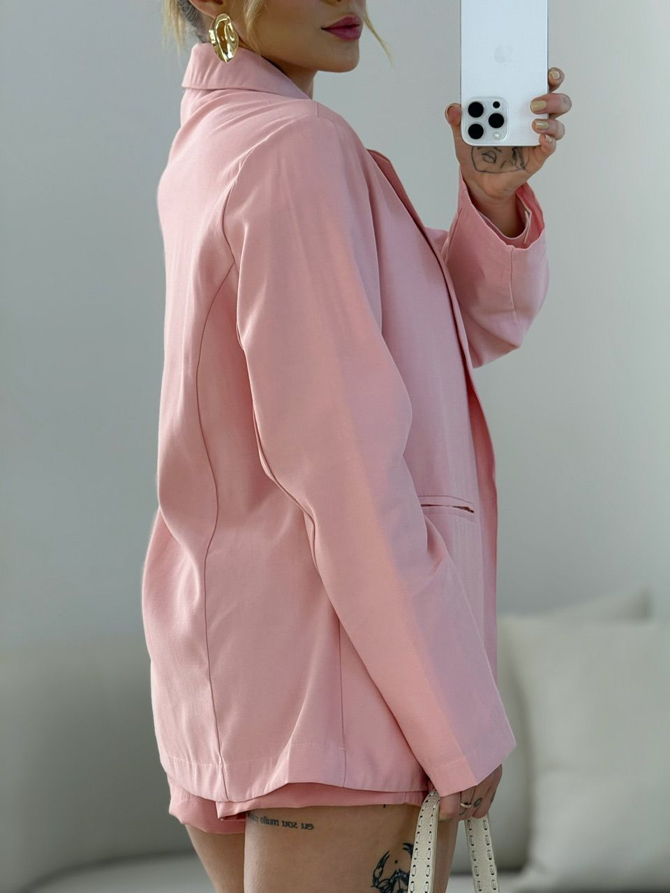 BLAZER JESSICA OVER BABY PINK