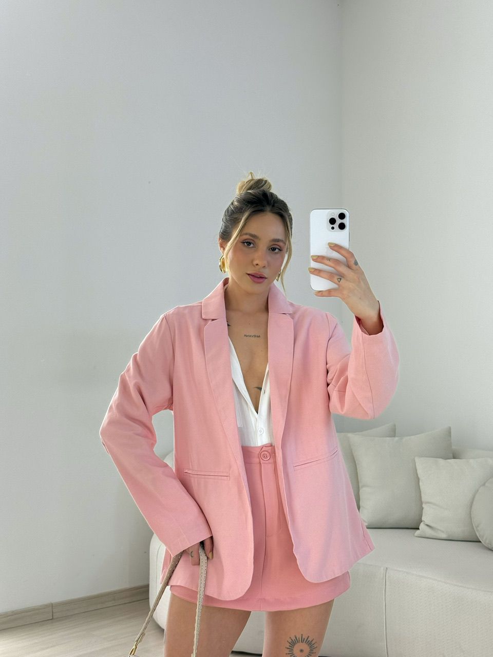 BLAZER JESSICA OVER BABY PINK