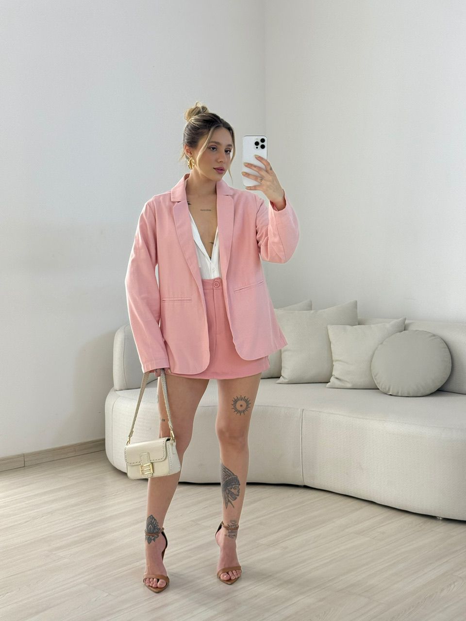 BLAZER JESSICA OVER BABY PINK