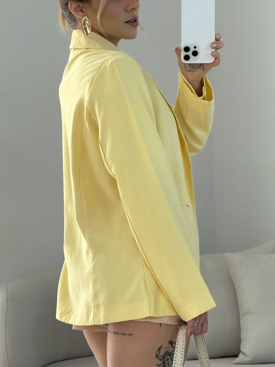BLAZER JESSICA OVER YELLOW BUTTER