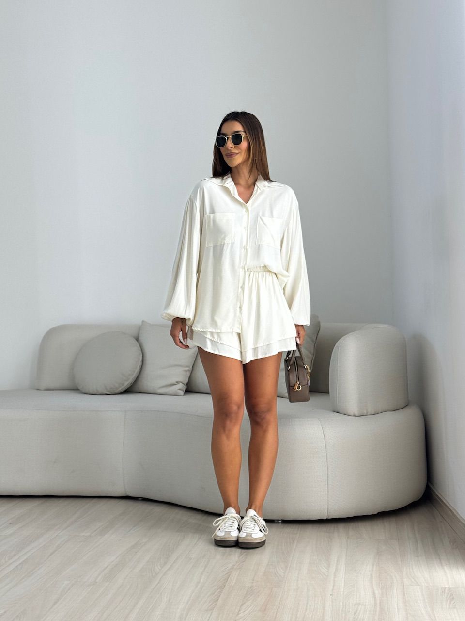 CONJUNTO TATI CAMISA OFF - 0068120048 - CAROLLA FERRARO