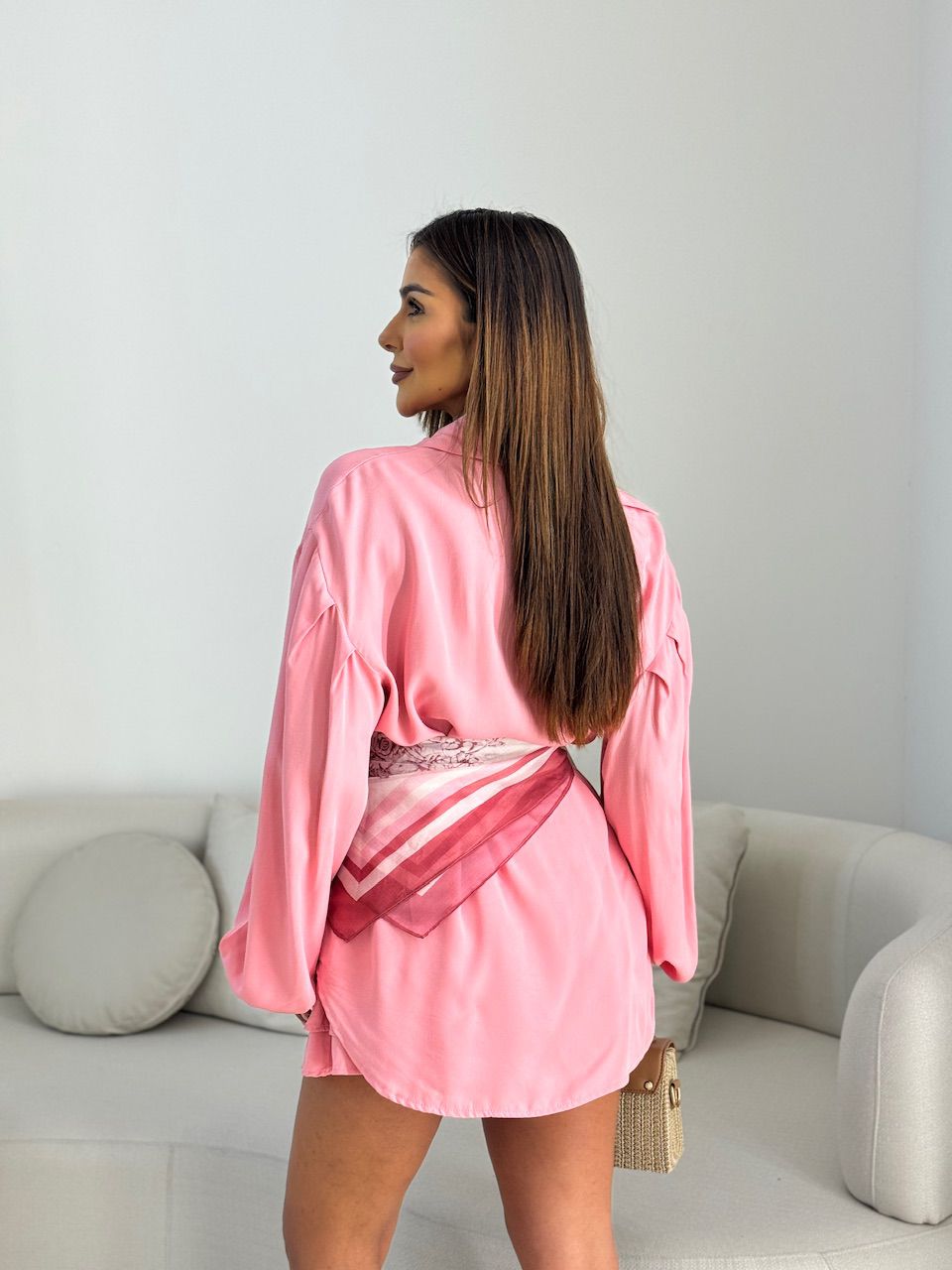 CONJUNTO TATI CAMISA ROSA