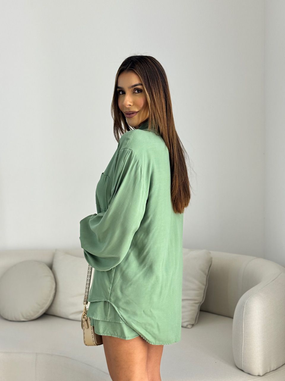 CONJUNTO TATI CAMISA VERDE