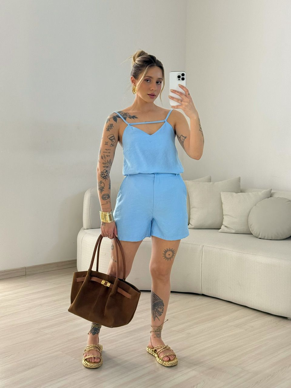 CONJUNTO VIVI SHORT BABY BLUE