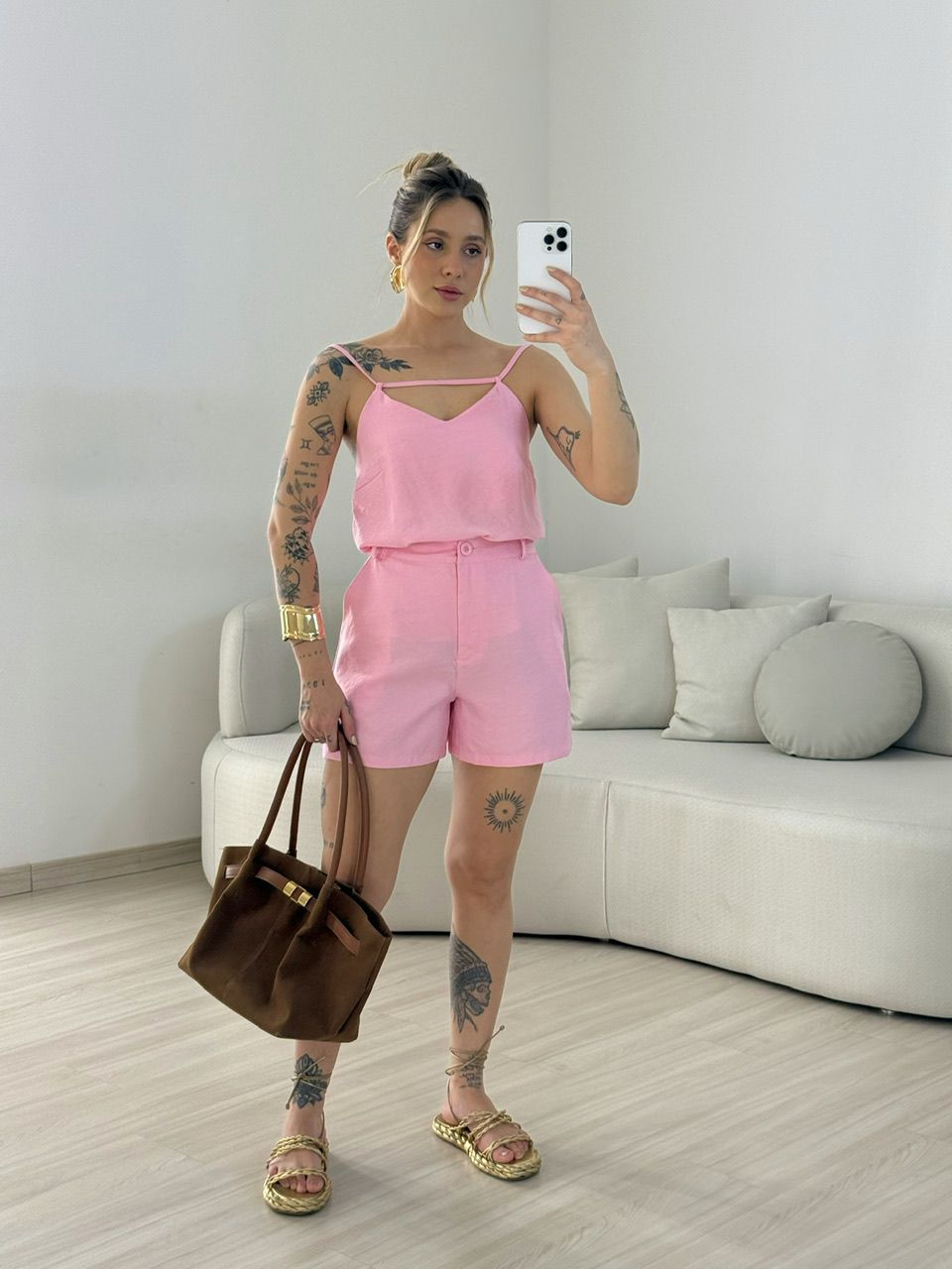 CONJUNTO VIVI SHORT BABY PINK