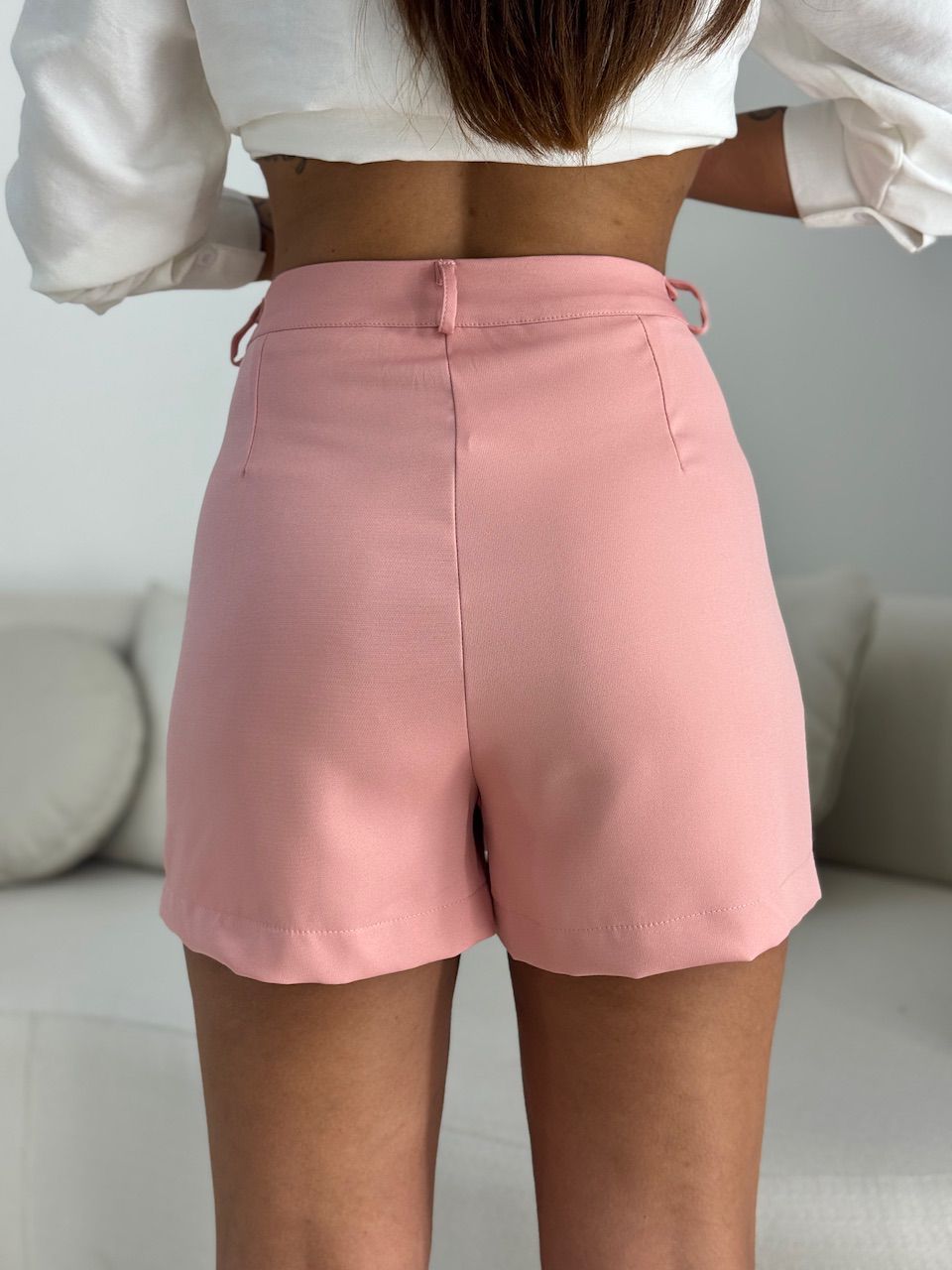 SHORT SAIA HELENA ALFAIATARIA ROSÊ