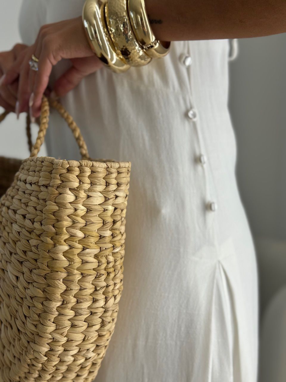 VESTIDO INÊS BOTÕES OFF