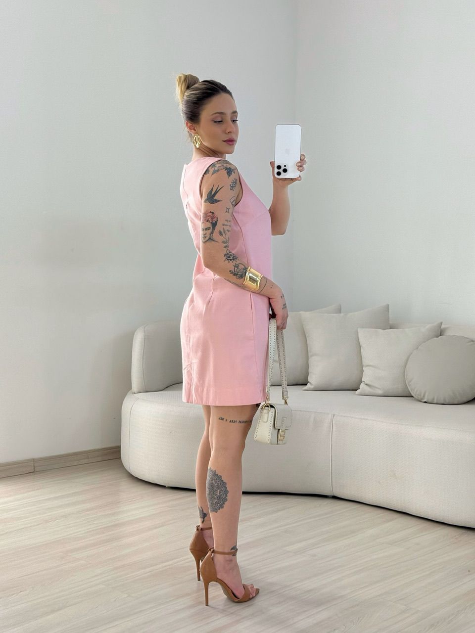 VESTIDO KAUANY BÁSICO BABY PINK