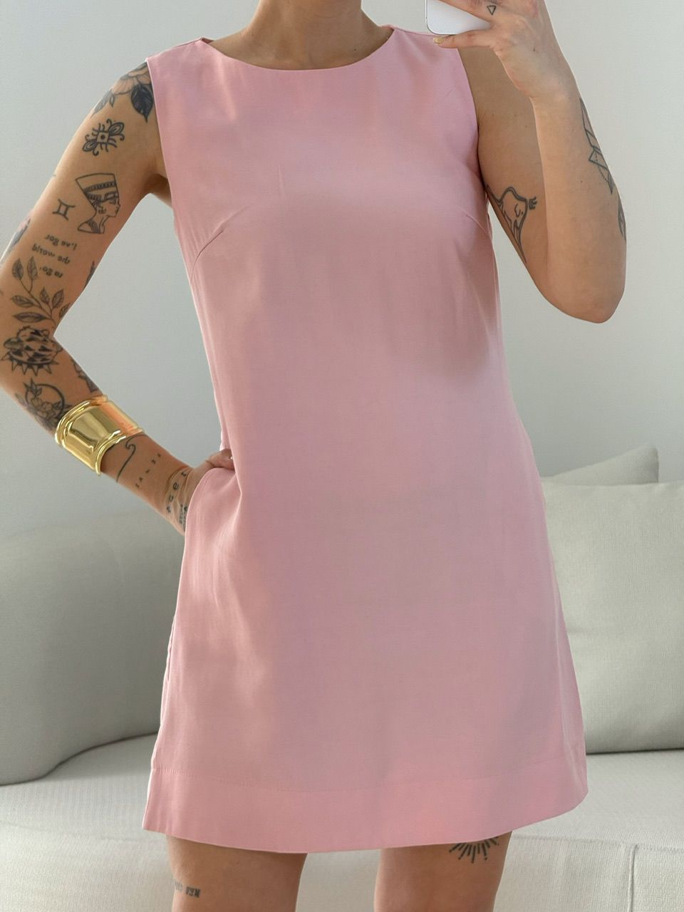 VESTIDO KAUANY BÁSICO BABY PINK
