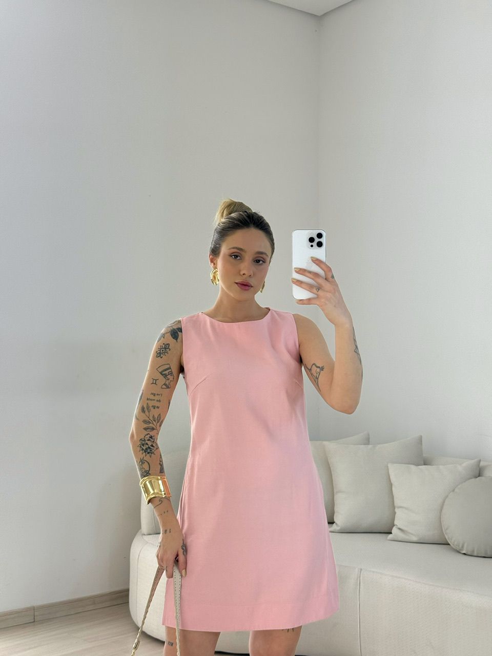 VESTIDO KAUANY BÁSICO BABY PINK