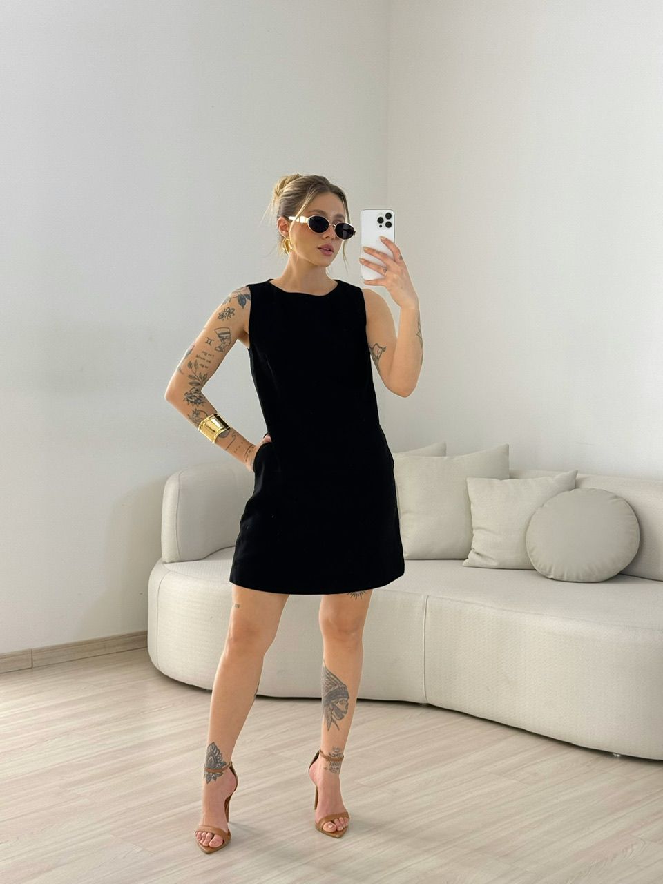 VESTIDO KAUANY BÁSICO PRETO