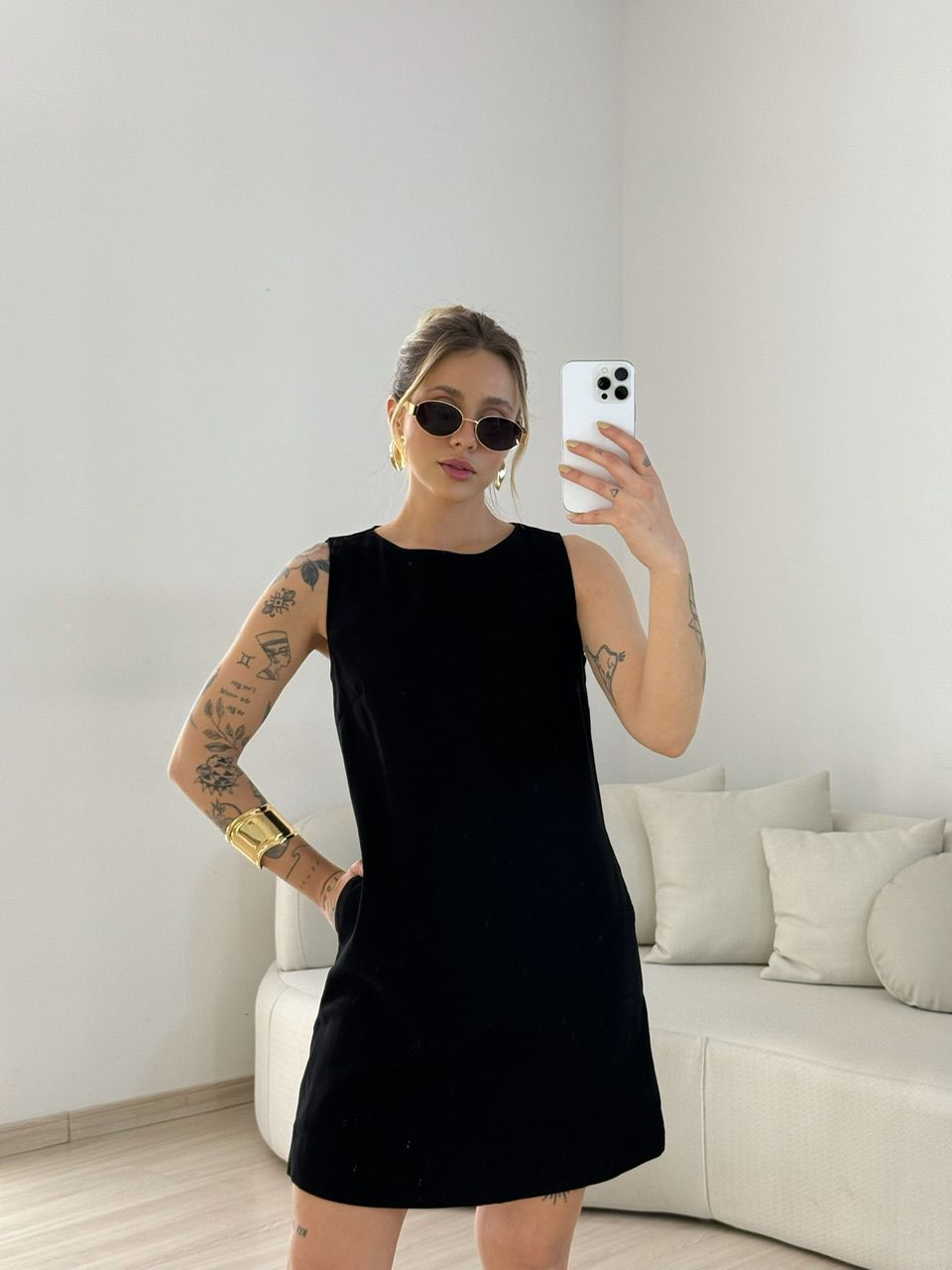 VESTIDO KAUANY BÁSICO PRETO