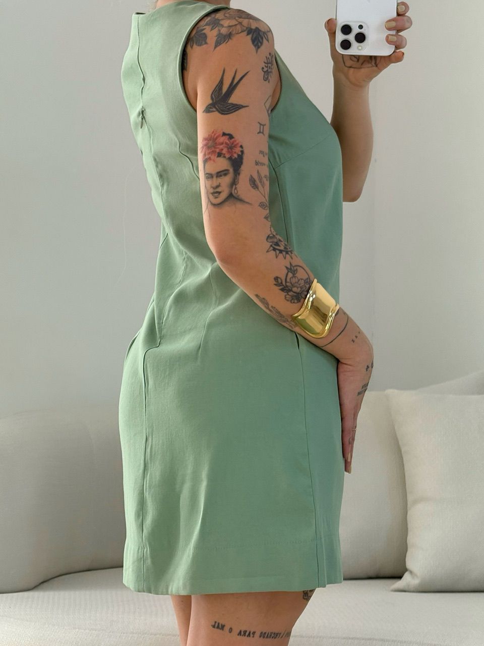 VESTIDO KAUANY BÁSICO VERDE