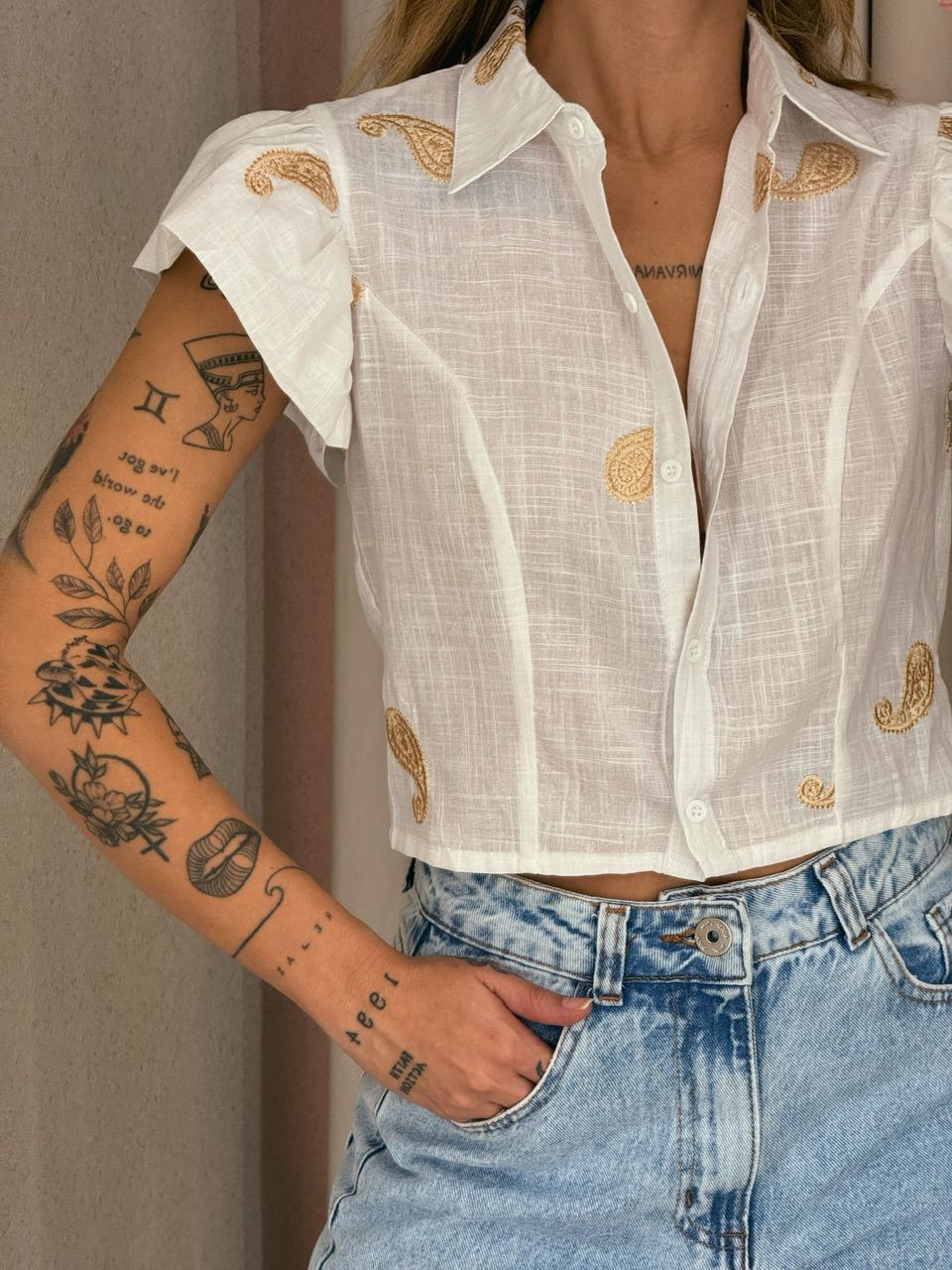 CAMISA BOTÕES GOTA OFF