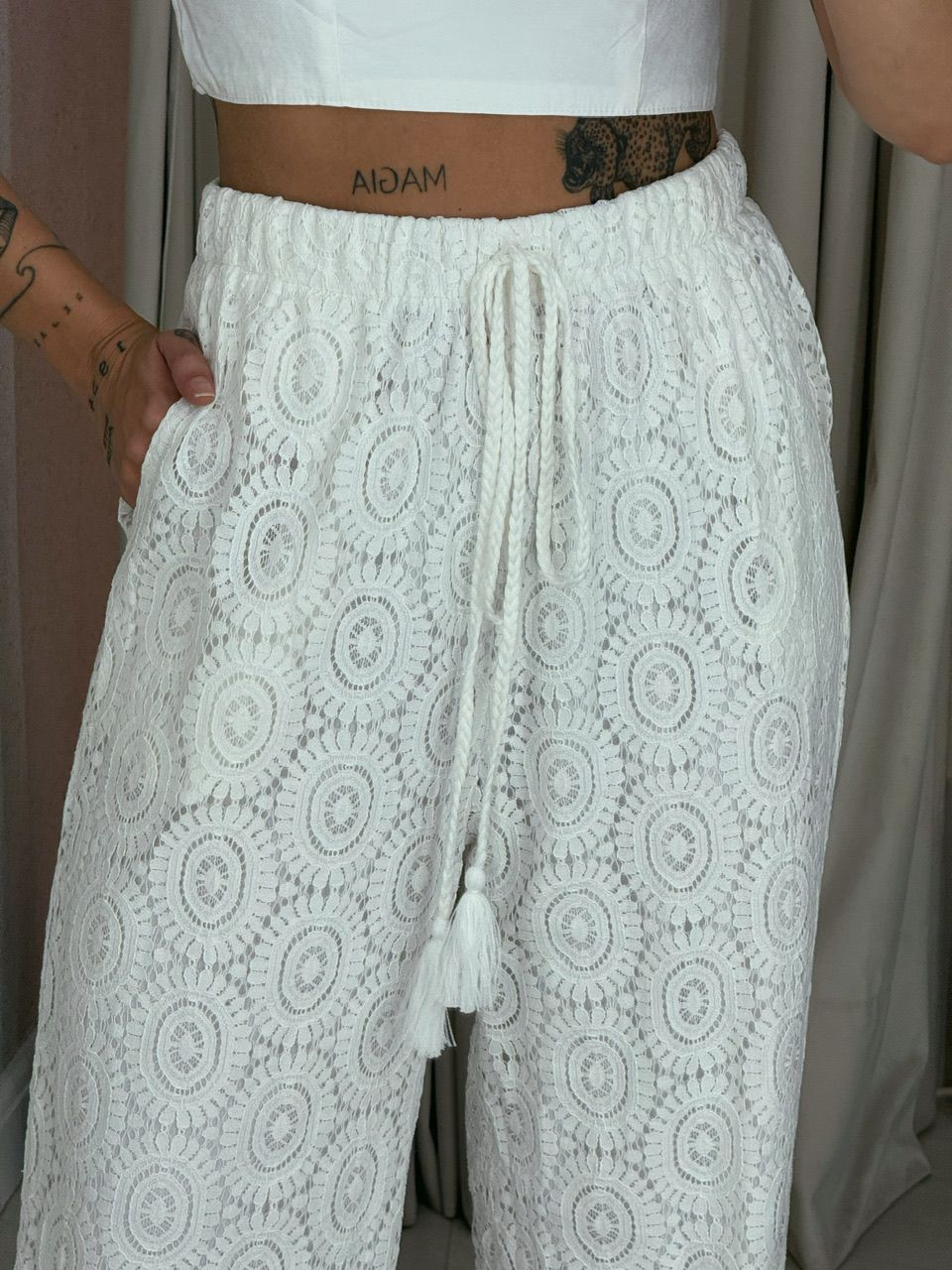 CALÇA GRAZI RENDA OFF