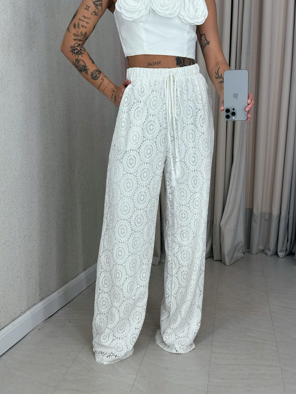 CALÇA GRAZI RENDA OFF