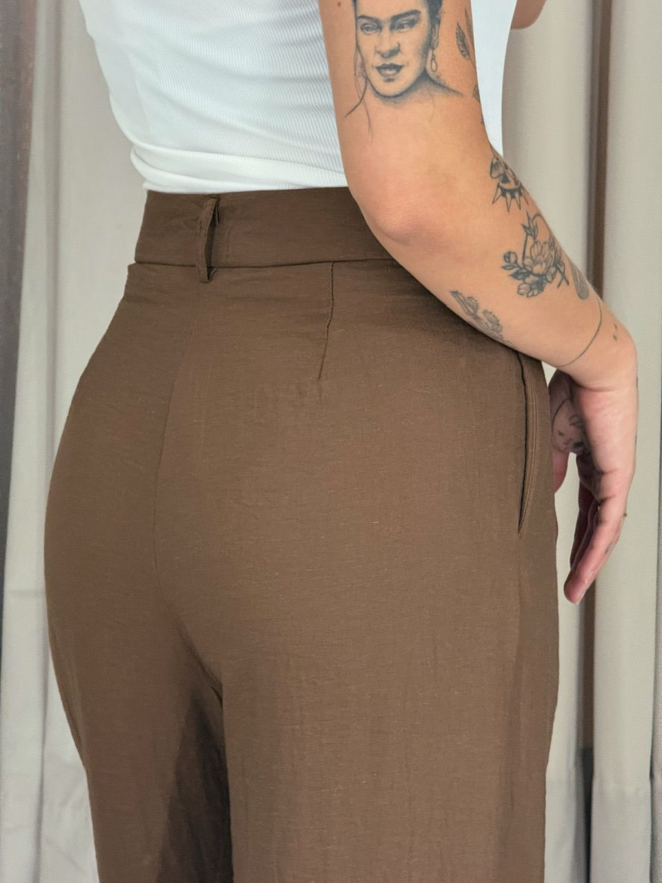 CALÇA SAMANTA PANTALONA MARROM