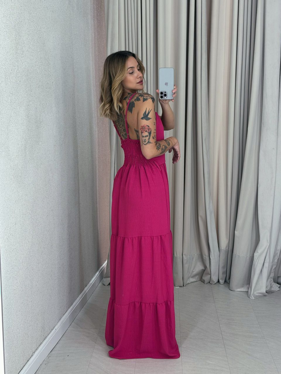  VESTIDO PÉROLA ALÇA PINK