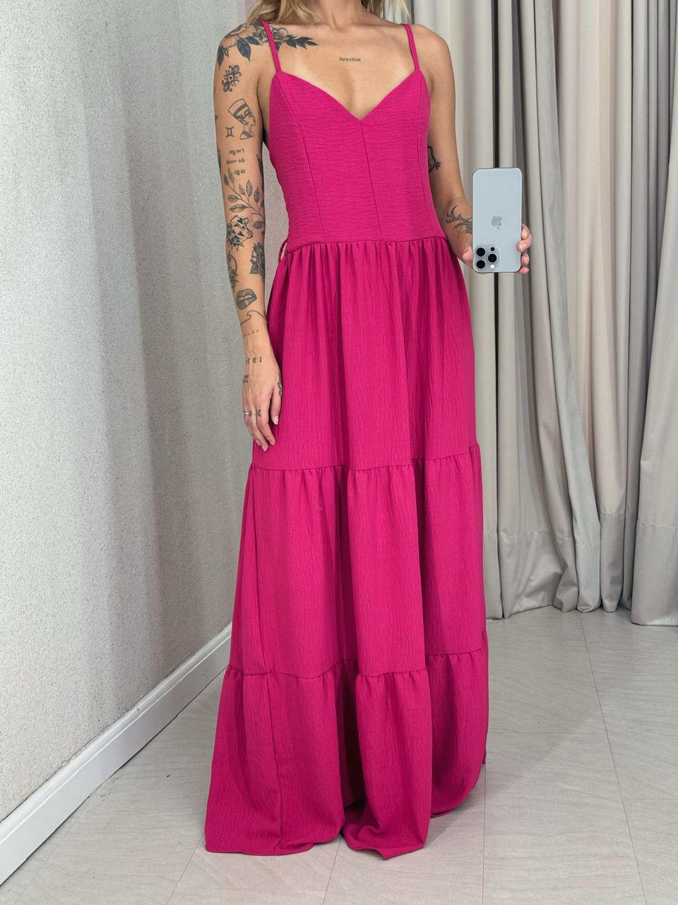  VESTIDO PÉROLA ALÇA PINK