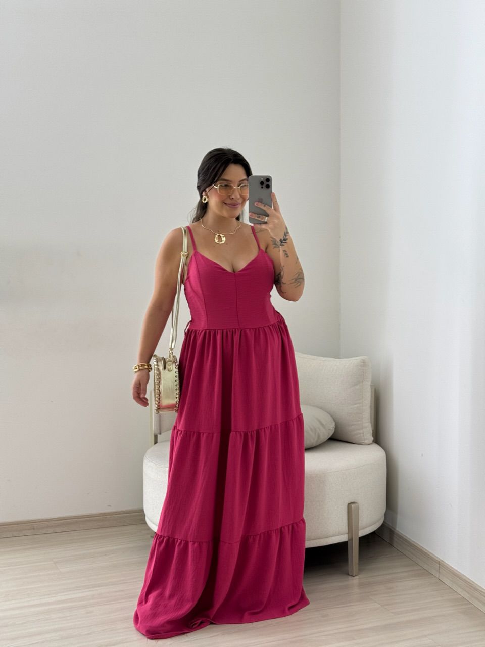  VESTIDO PÉROLA ALÇA PINK