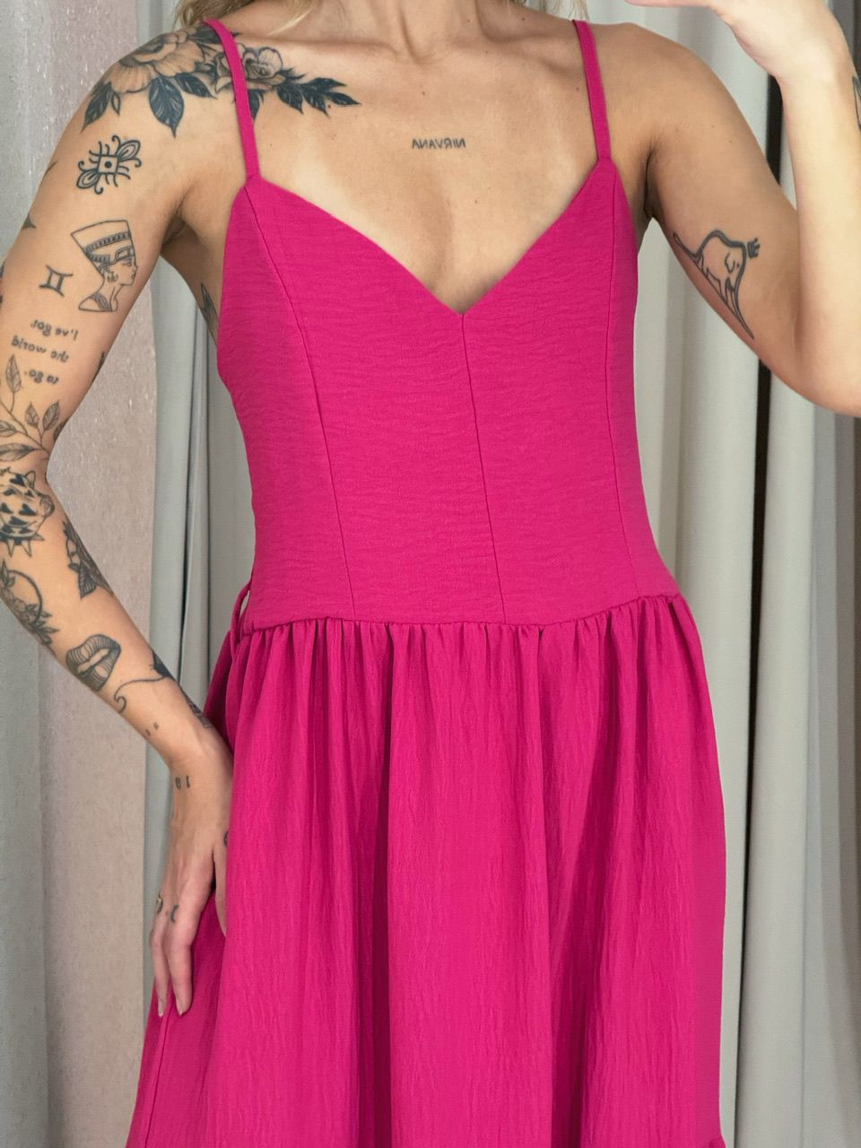 VESTIDO PÉROLA ALÇA PINK