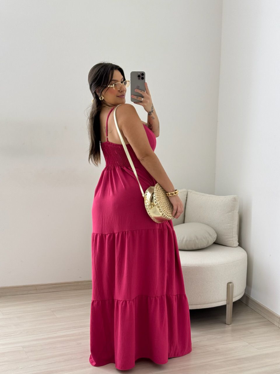  VESTIDO PÉROLA ALÇA PINK