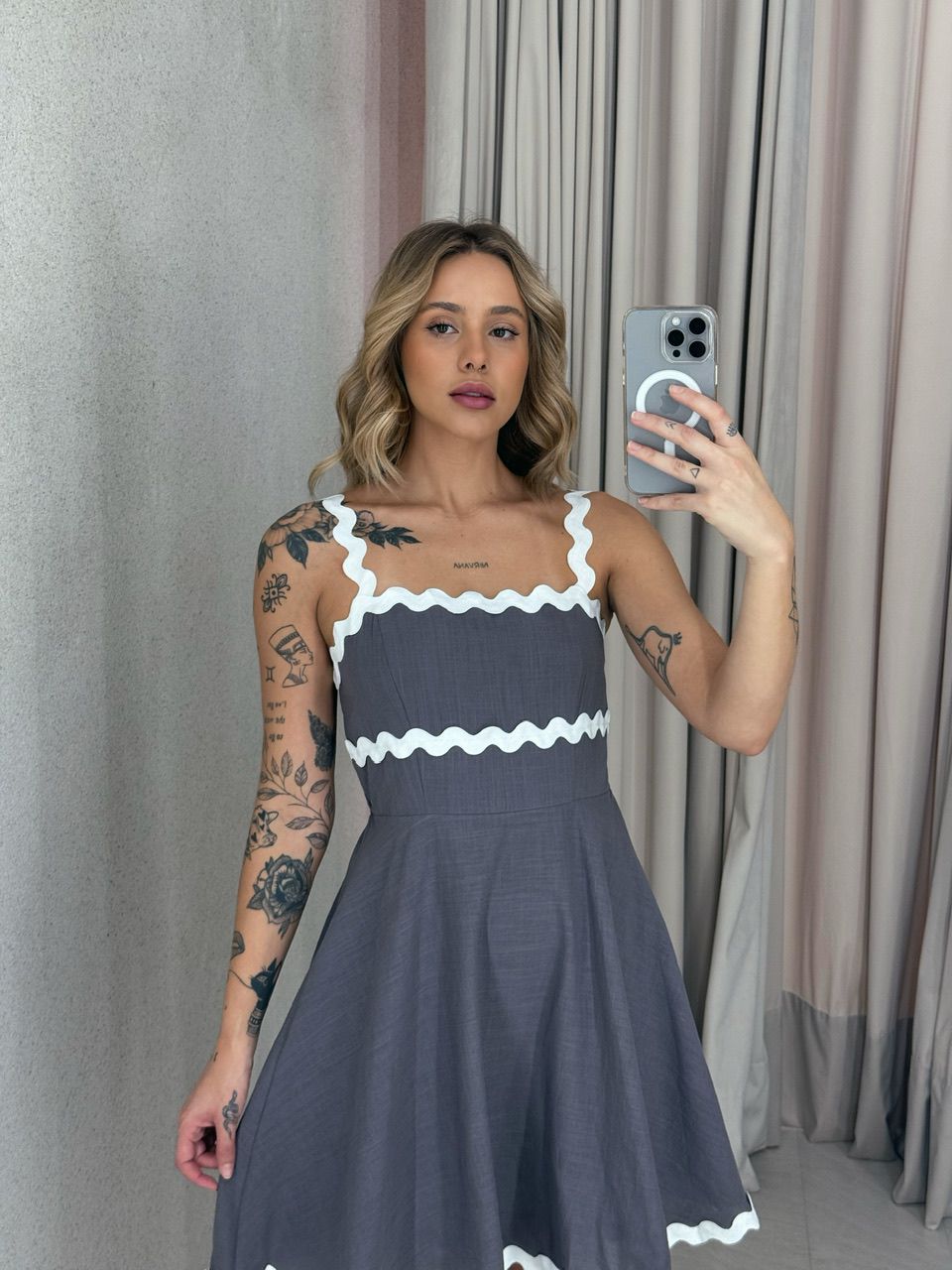VESTIDO DANDARA CURTO CHUMBO