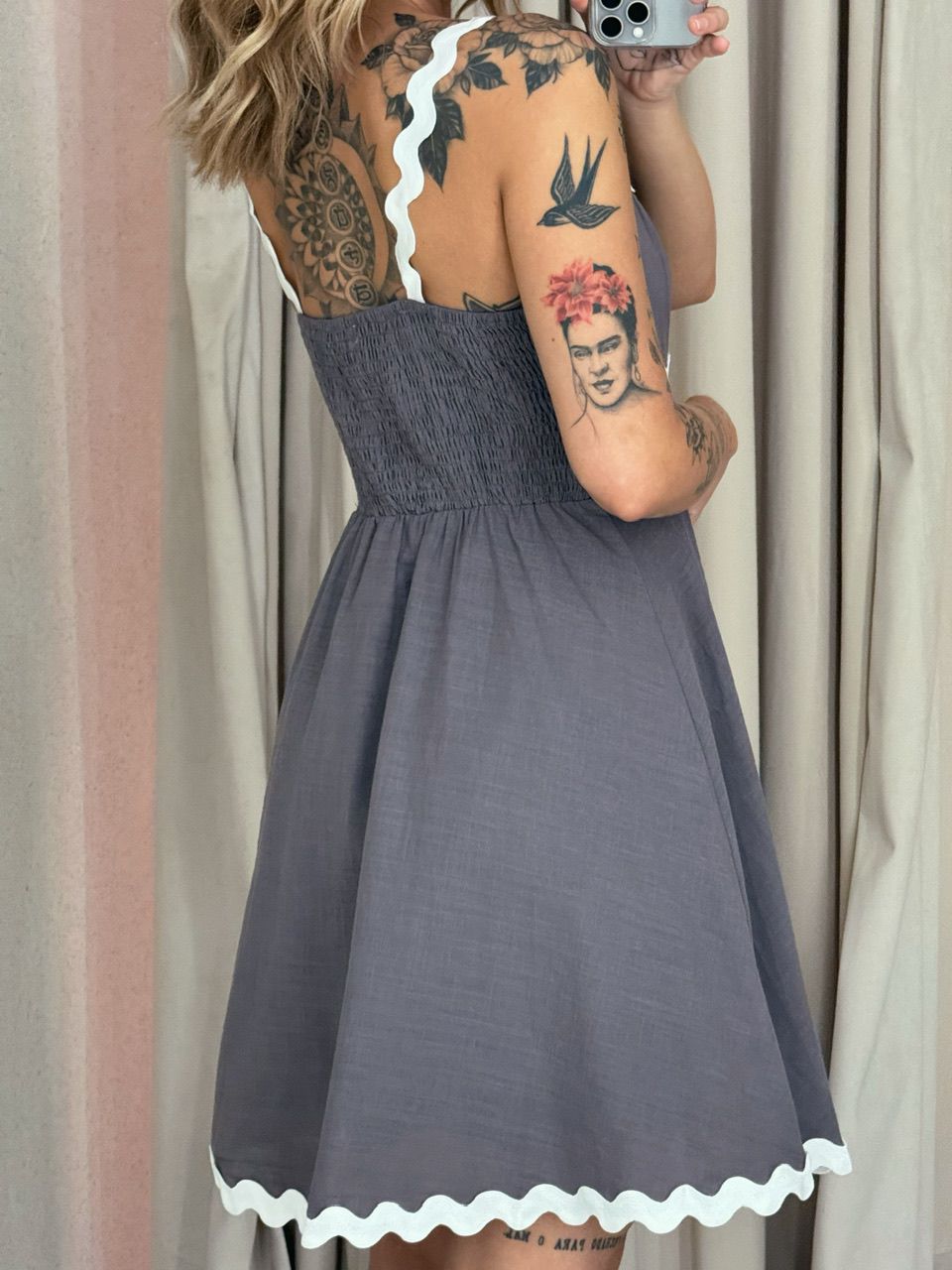 VESTIDO DANDARA CURTO CHUMBO