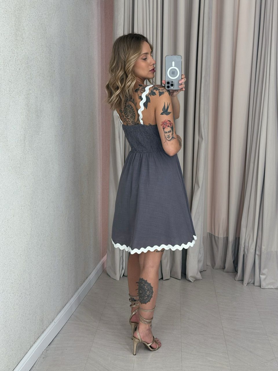 VESTIDO DANDARA CURTO CHUMBO