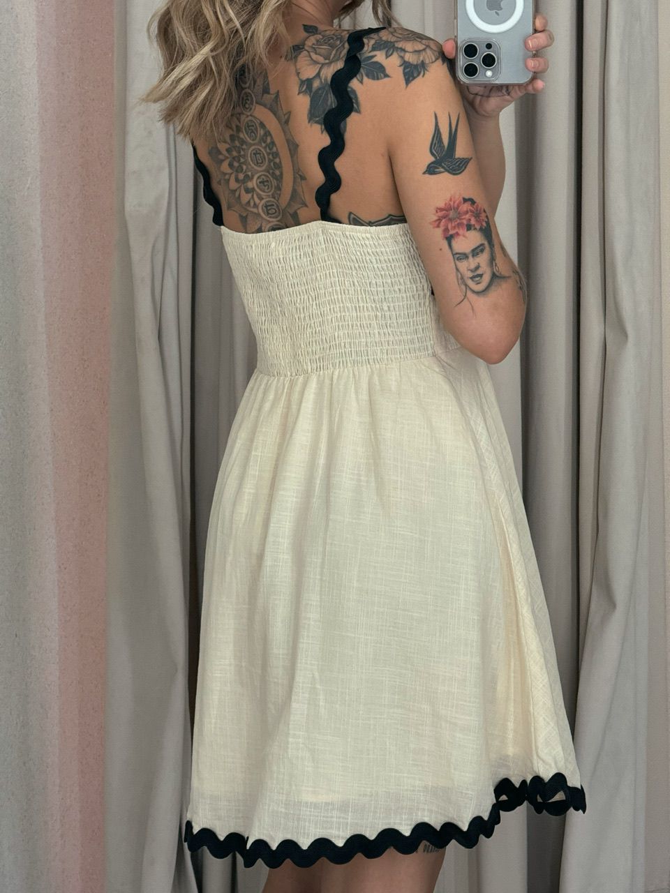 VESTIDO DANDARA CURTO MARFIM