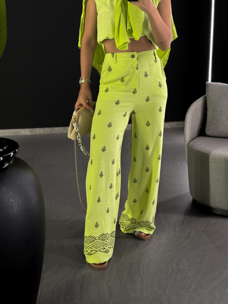 CALÇA LAURA ÉTNICA LIMA