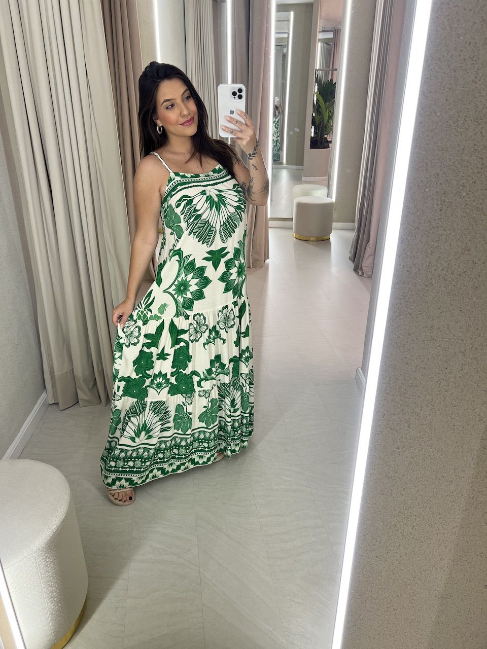 VESTIDO IPANEMA ALCINHA VERDE
