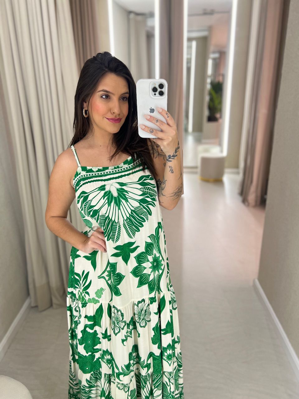 VESTIDO IPANEMA ALCINHA VERDE